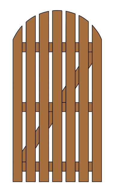 Turner Side Gate Turner Side Wooden Gate